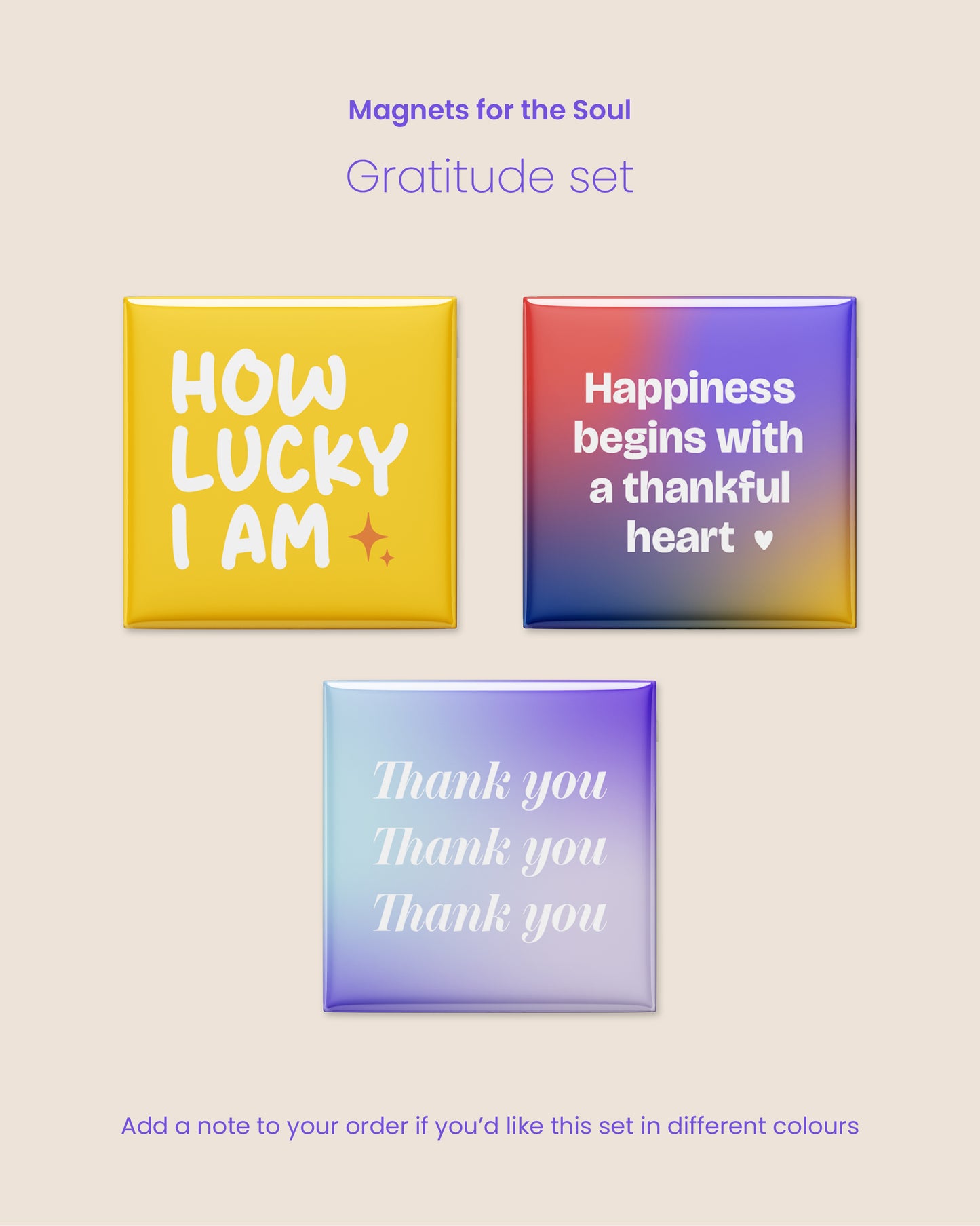 Magnets for the soul