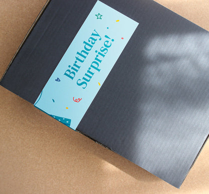 Gift box & message card