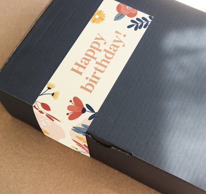 Gift box & message card