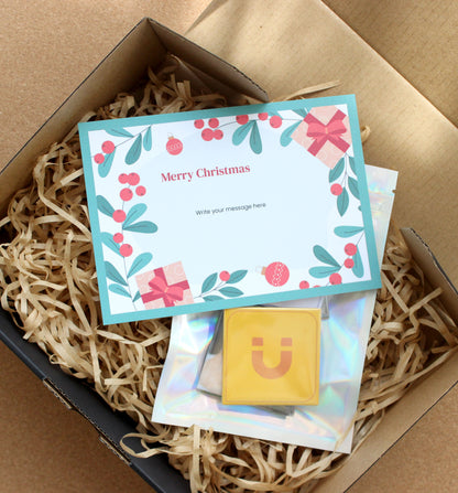 Gift box & message card